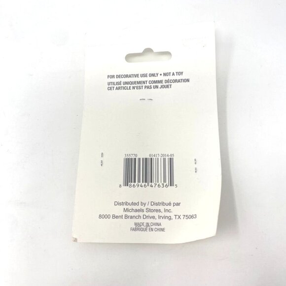 Michaels 5 Pc Merry Mini Ornaments Tree Decor Frosted Sugar Candy Canes - Picture 3 of 5